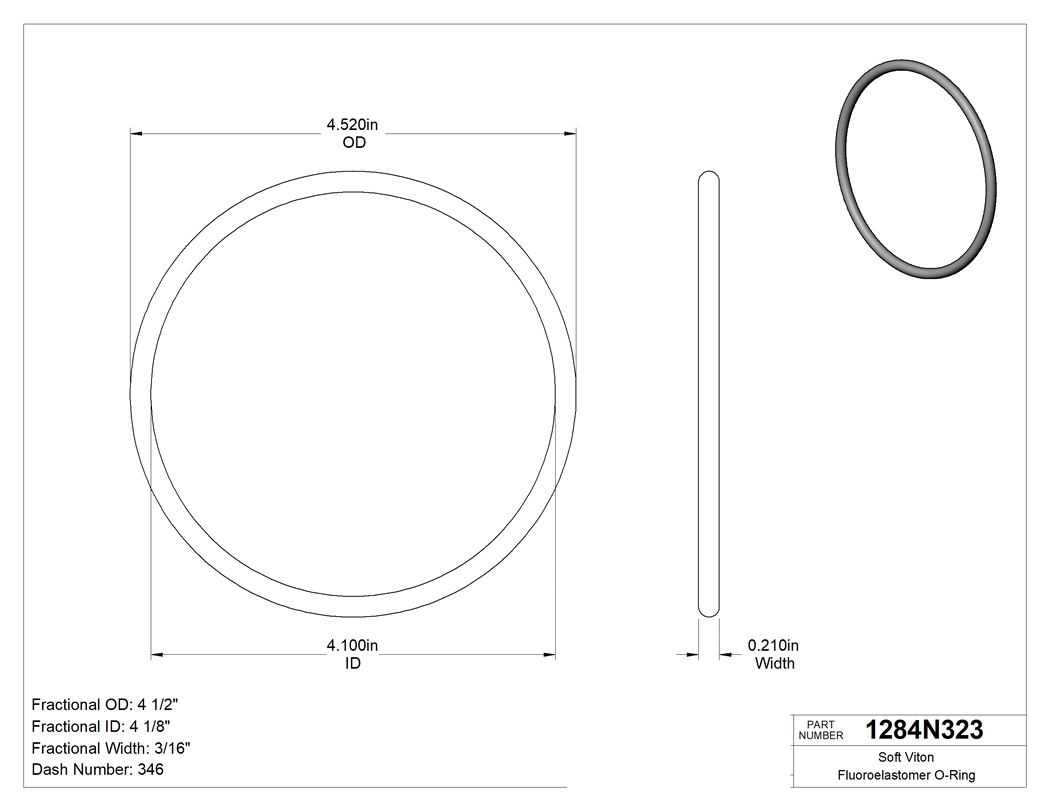 Technical drawing - 1284N323